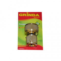 Соединитель GRINDA, латунный 3\4"