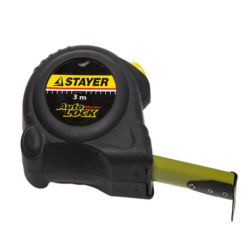 Рулетка STAYER "AUTOLOCK" 3мх16мм