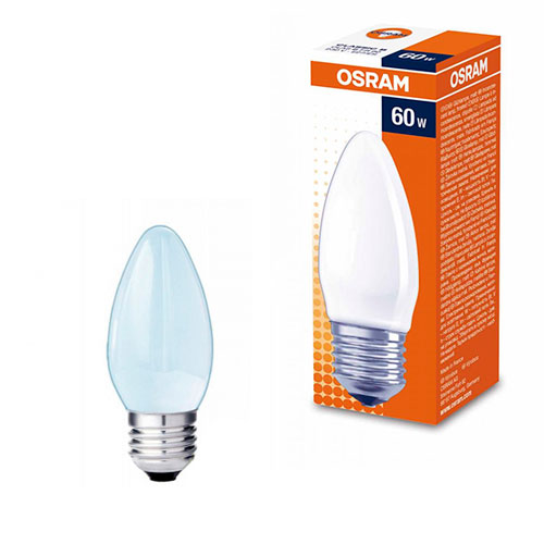 Лампа OSRAM В FR 60W E-27 (свечкообразная)