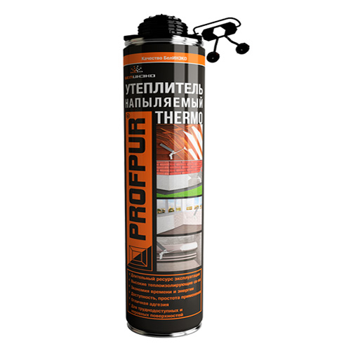 Утеплитель напыляемый "ZIGGER PF Thermo" 870 мл