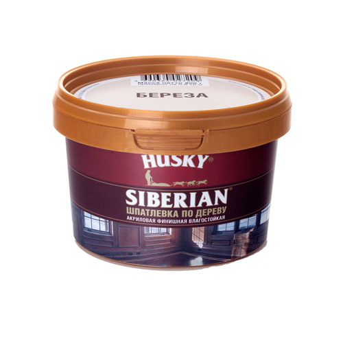 Шпатлевка по дереву HUSKY SIBERIAN береза 0,8кг