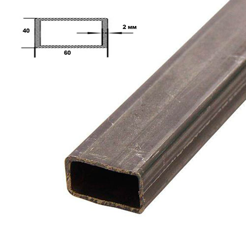 Труба профильная 60х40х2х6 м