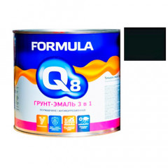 Грунт-эмаль по ржавчине черная 1.9 КГ FORMULA Q8