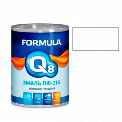 Эмаль ПФ-115 "FORMULA Q8" белая 0.9кг