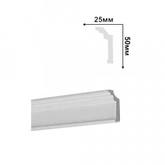 Плинтус потолочный Де-Багет П 13 25/50 (110)