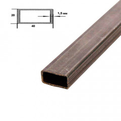 Труба профильная 40х20х2 мм 6 м