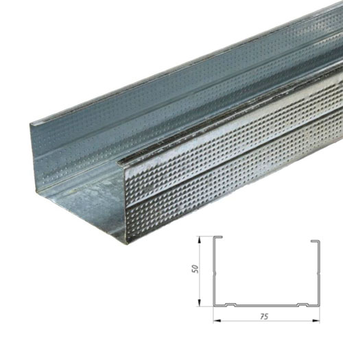 Профиль стоечный 75х50 0,5мм