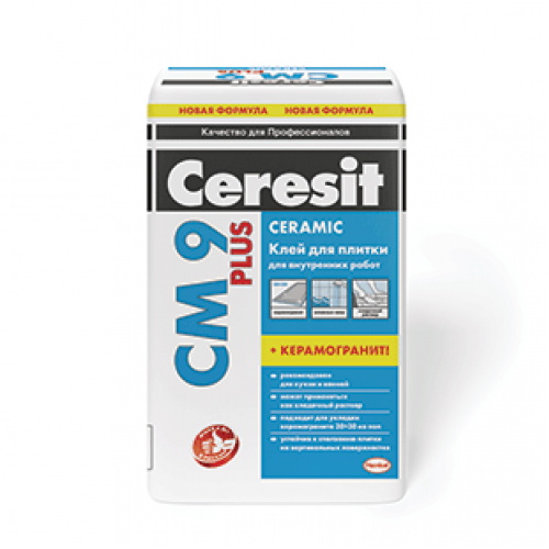 Клей для плитки "CERESIT" СМ 9, 25кг