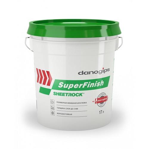 Шпатлевка "Danogips SuperFinish" 17л Универсальная (28кг)