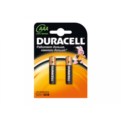 Батарейка DURACEL ALKALINE R-03 (мизинчик)